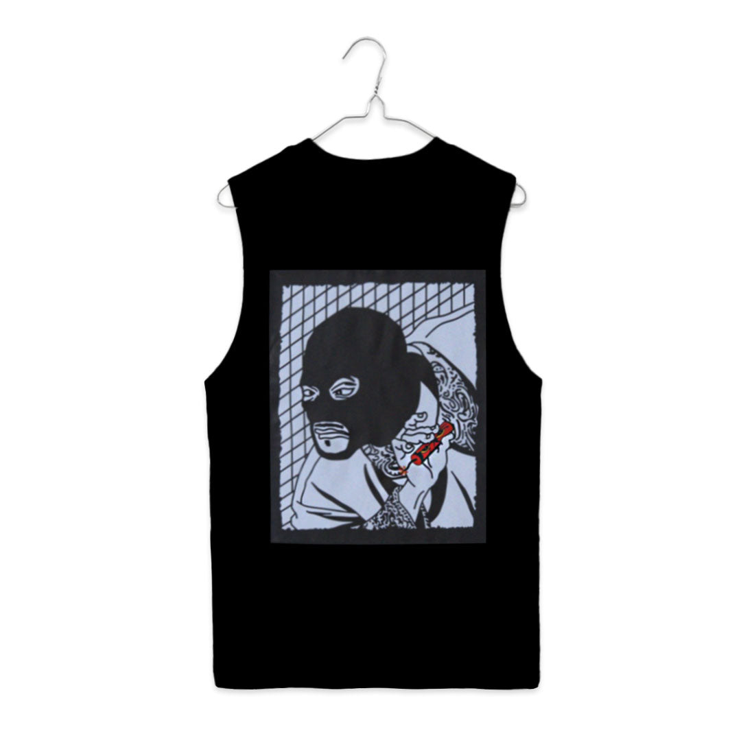 Mask Samurai Sleeveless Shirt